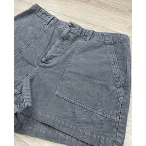 Outerknown Women's Seventyseven Corduroy Shorts Grey Size 32. 35" Waist